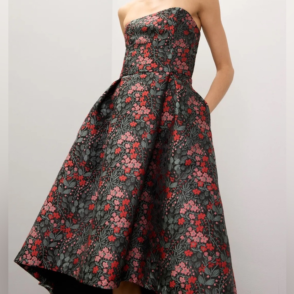 Hutch Ditzy floral Strapless Dress